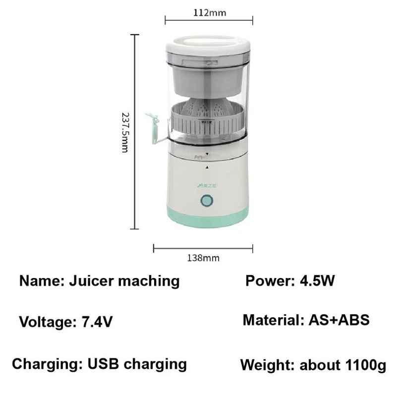 Portable USB Mini Electric Blender for Fresh Juice