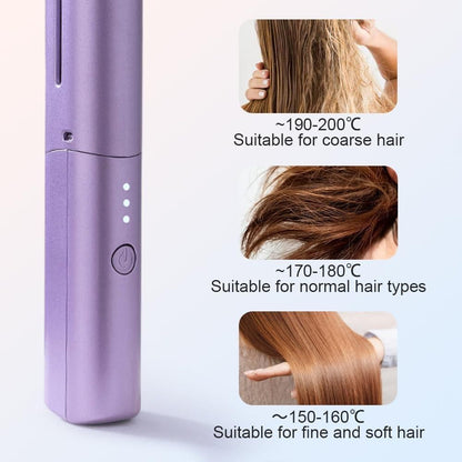 Portable Cordless Mini Hair Straightener