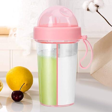 2-in-1 1000 ml Water Bottle: Hot & Cold, Double Straws Included