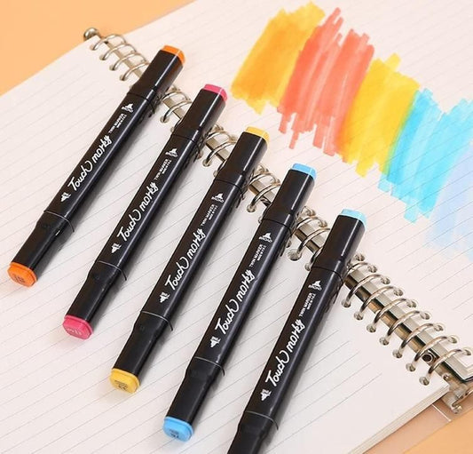 Twin Head Sketching Pen Set (80 Colors) - 24 Pcs