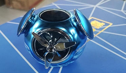 Powered Liquid Car Perfume with Auto Rotation Fan