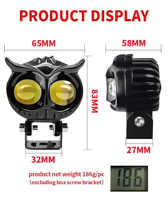 Owl Shape LED Fog Light for Motorcycle