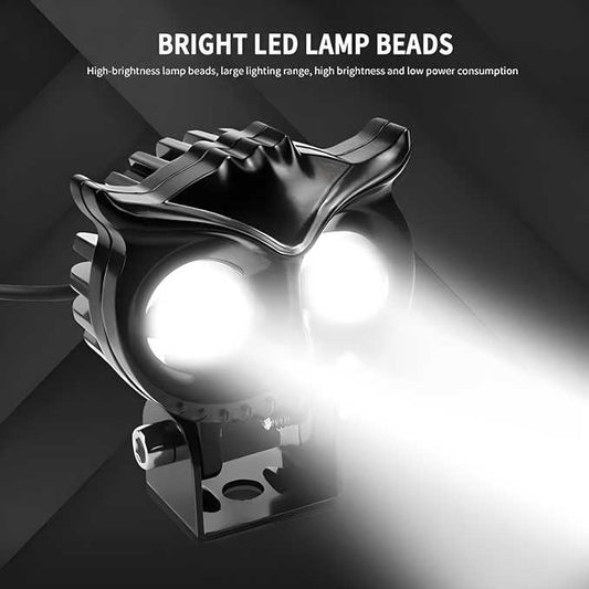 Owl Shape LED Fog Light for Motorcycle