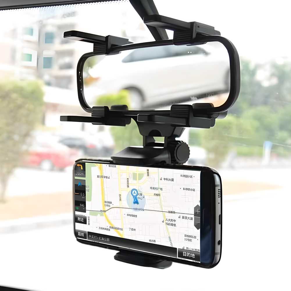 360° Mirror Mount Bracket Holder