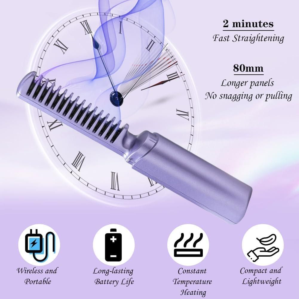 Portable Cordless Mini Hair Straightener