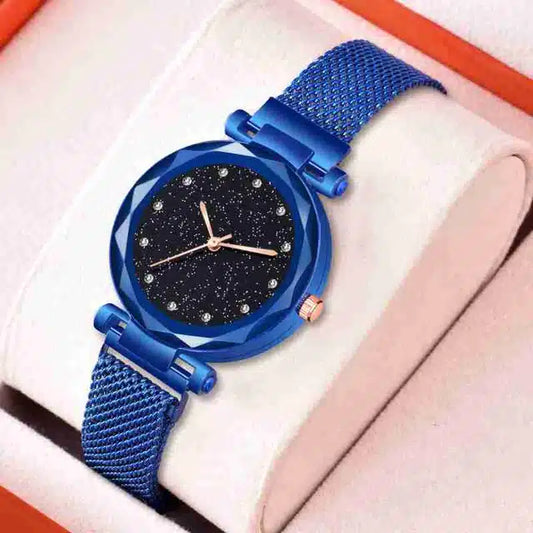 Analog Chain Watch (Blue)